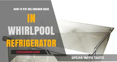 Easy Guide: Reinstalling Your Whirlpool Fridge Deli Drawer