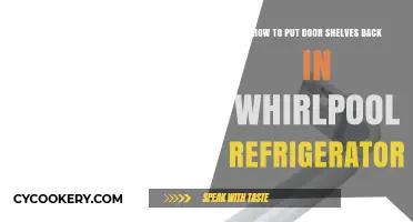 Reinstalling Door Shelves in Your Whirlpool Fridge: A Simple Guide