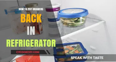 Easy Steps to Reinstall Drawers in Your Refrigerator: A Quick Guide