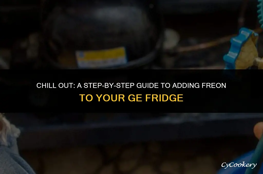 how to put freon in a ge refrigerator
