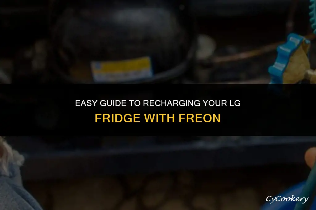 how to put freon in a lg refrigerator