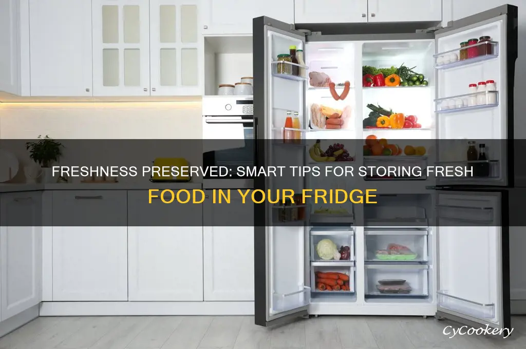 how to put fresh in the refrigerator