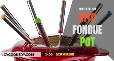 The Art of Adding Gel to Your Fondue Pot