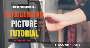 DIY Guide: Attaching Handles to Your Refrigerator - A Visual Walkthrough