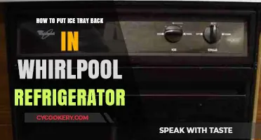 Effortlessly Reinstall Your Ice Tray in a Whirlpool Fridge