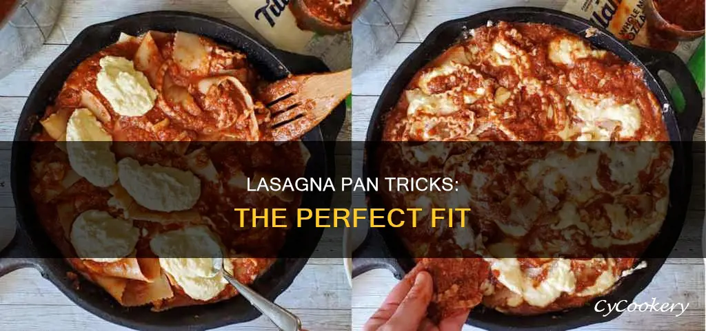 how to put lasagna in the pan
