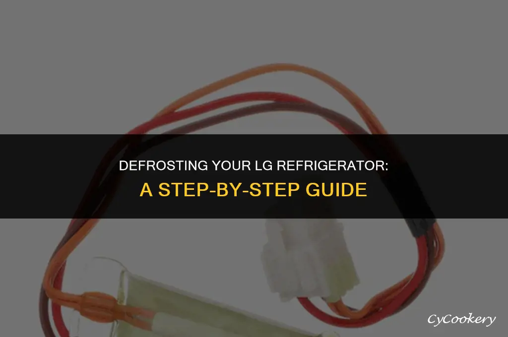 how to put lg refrigerator in defrost mode