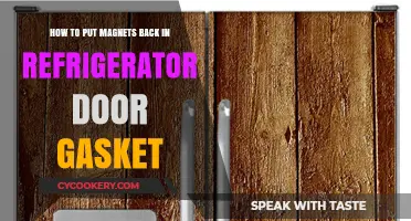 Reviving Your Fridge: A Simple Guide to Reattaching Door Magnets