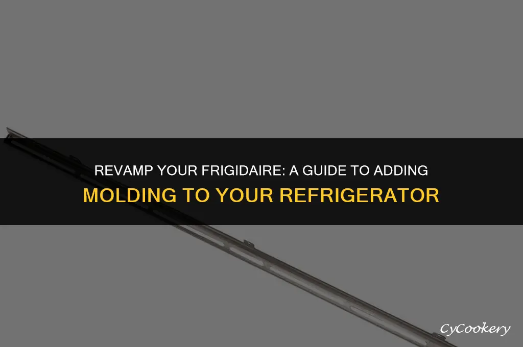 how to put molding on a frigidaire refrigerator