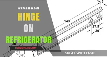 Easy Guide to Installing a Door Hinge on Your Refrigerator