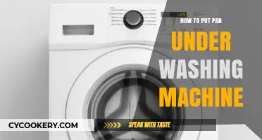Avoiding Leaks: Place a Pan Under Your Washing Machine