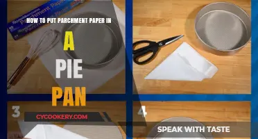 Perfect Pie Pan Parchment Paper Tricks