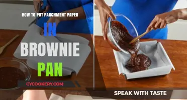Easy Lining Method for Brownie Pans