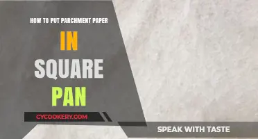 Parchment Paper in Square Pan: Easy Steps