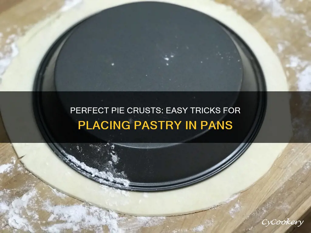 how to put pie crust in pan