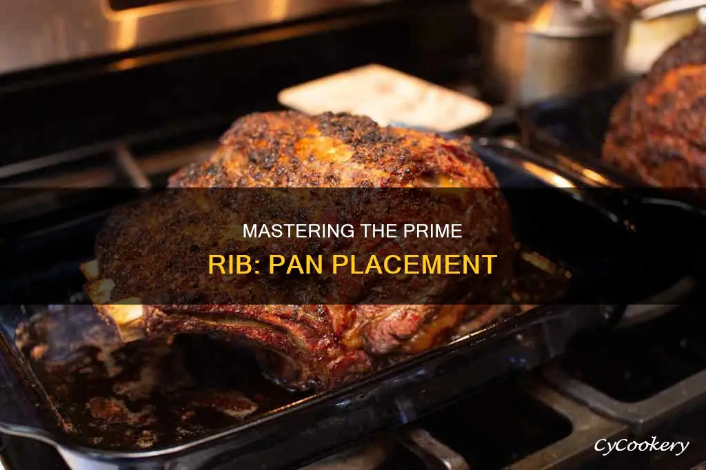how to put prime rib in pan