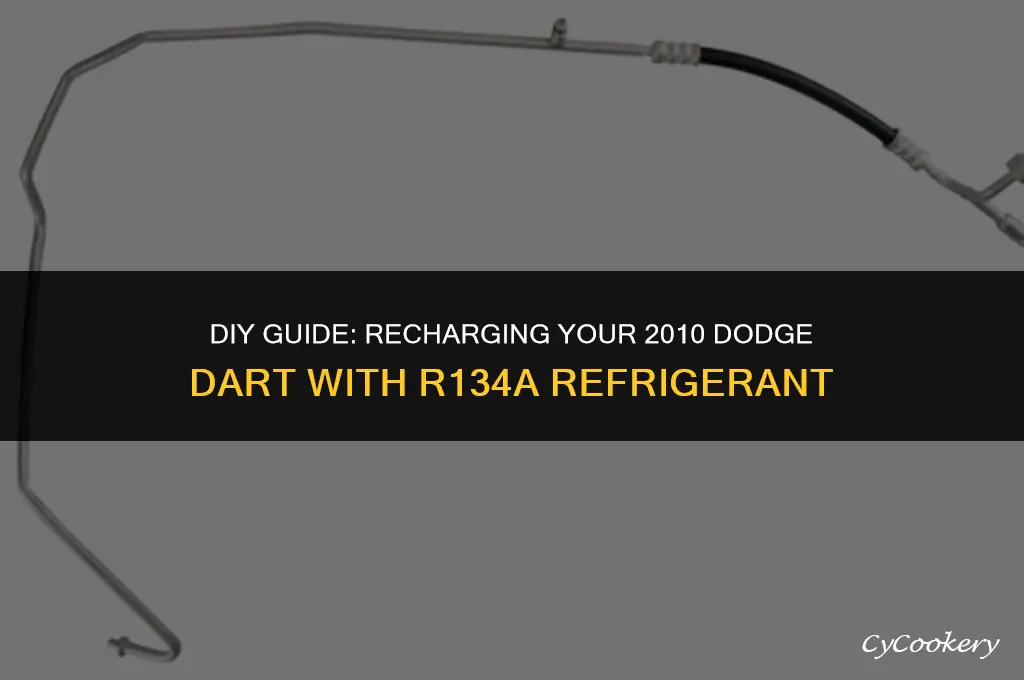 how to put r134a refrigerant in 2010 dodge dart