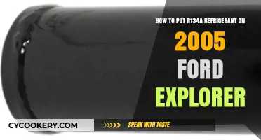 R134A Refrigerant Recharge Guide for 2005 Ford Explorer
