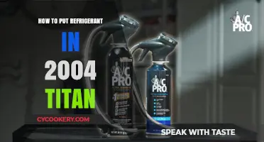 Refrigerant Refill Guide for 2004 Nissan Titan AC System