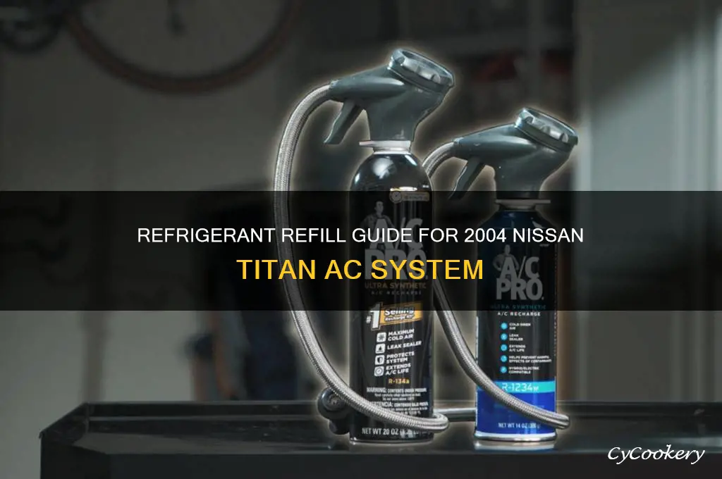 how to put refrigerant in 2004 titan
