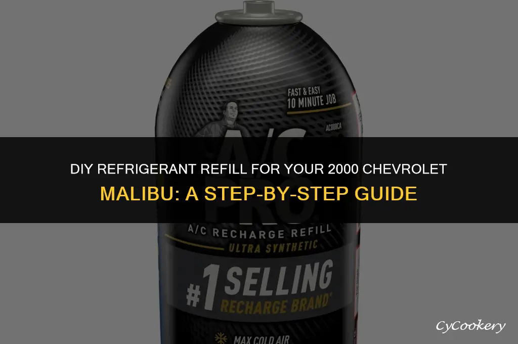 how to put refrigerant in a 2000 chevrolet malibu