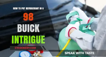 Reviving Your Ride: A Guide to Refrigerant Refilling for Buick Intrigue Owners