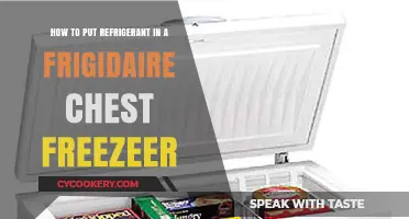 Refrigerant Recharge Guide for Frigidaire Chest Freezers