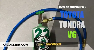Refrigerant Recharge Guide for Toyota Tundra V6: DIY Tips
