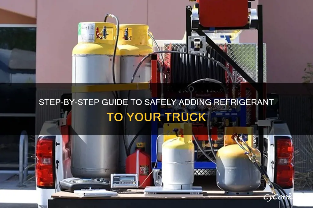 how to put refrigerant in a truck