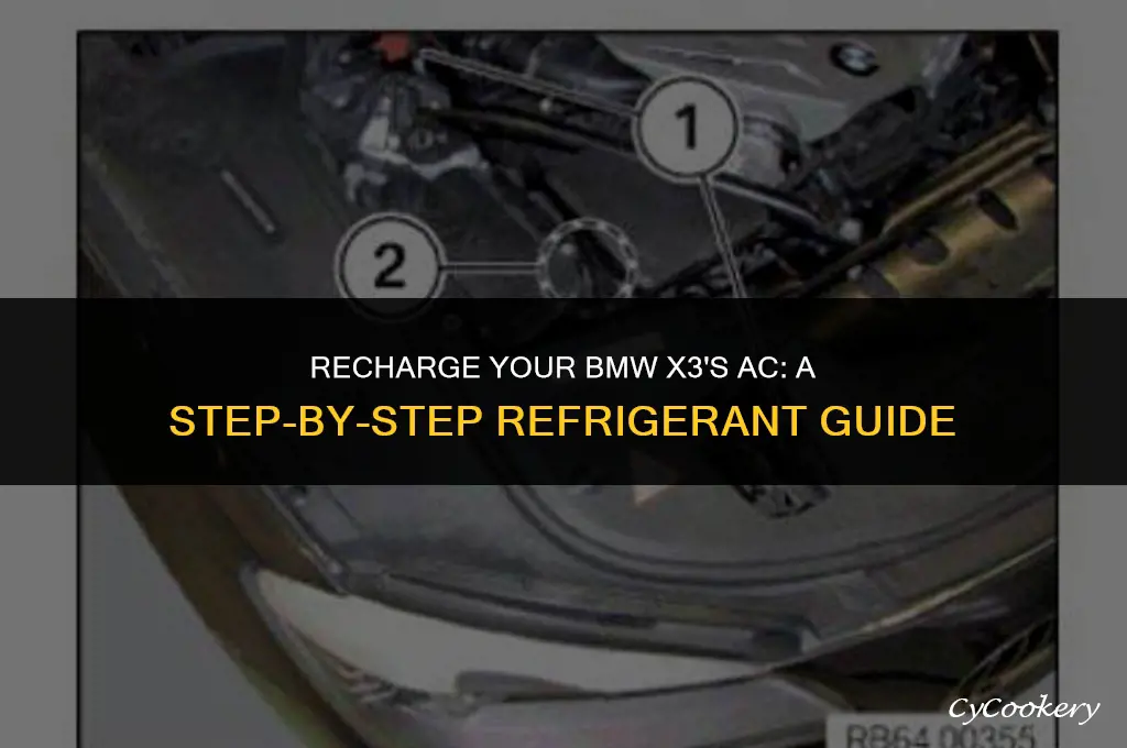 how to put refrigerant in bmw x3 air conditioner