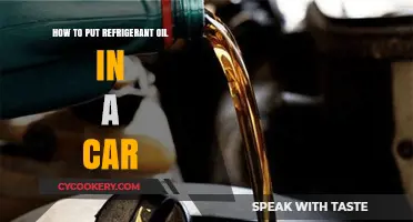 A Step-by-Step Guide to Adding Refrigerant Oil to Your Car's AC System