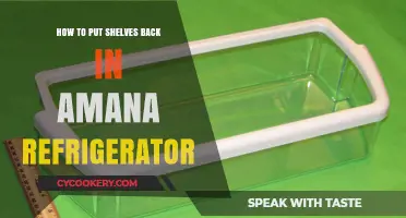 Revamping Your Amana Refrigerator: A Guide to Reinstalling Shelves
