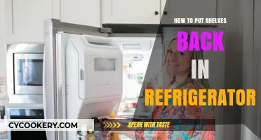 Quick Guide to Reinstalling Shelves in Your Refrigerator Properly