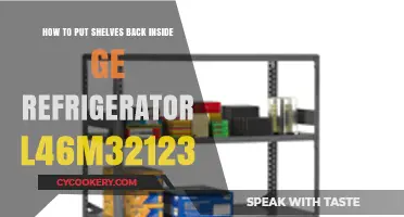 Revamping Your GE L46M32123: A Guide to Reinstalling Shelves