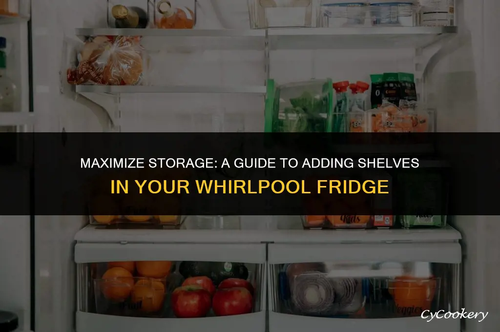 how to put shelves in a whirlpool refrigerator