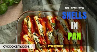 Arranging Stuffed Shells in a Pan: The Perfect Fit