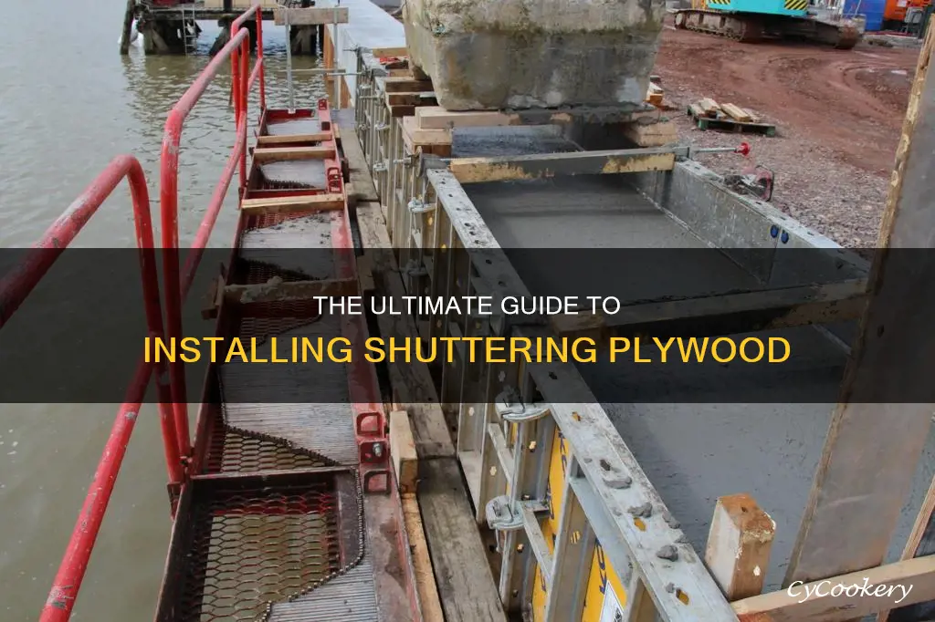 how to put up shuttering pans