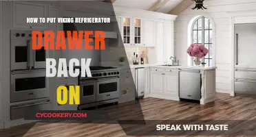 Quick Fix: Reattaching Your Viking Refrigerator Drawer
