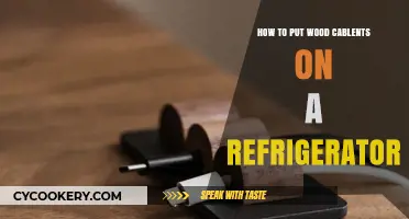 DIY Guide: Installing Wooden Cable Management on Your Fridge