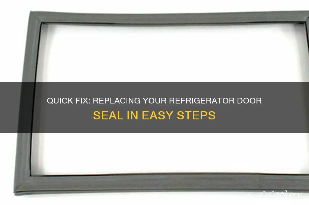 how to putting off refrigerator door seal