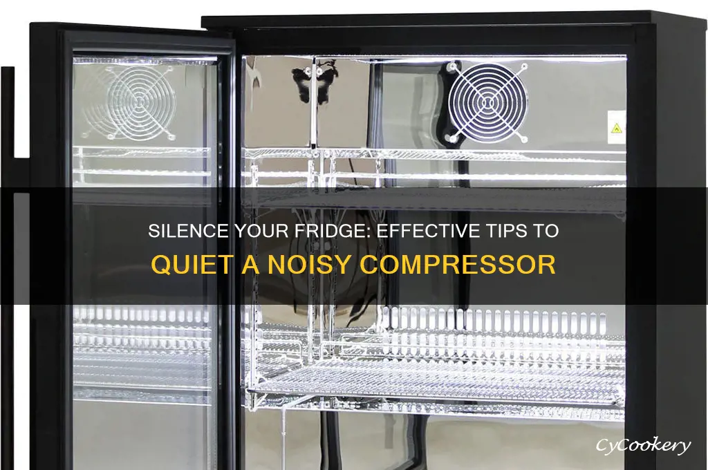 how to quiet a noisy refrigerator compressor