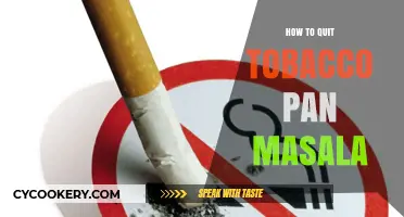 Kick the Tobacco Pan Masala Habit for Good