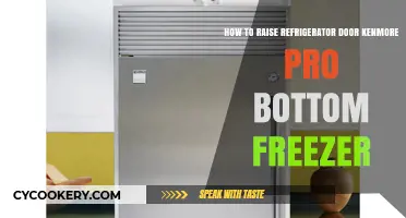 Kenmore Pro Bottom Freezer: Tips for Raising the Refrigerator Door