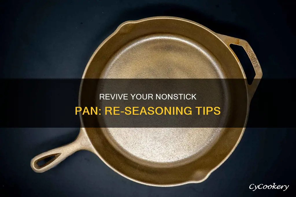 how to re season a nonstick pan