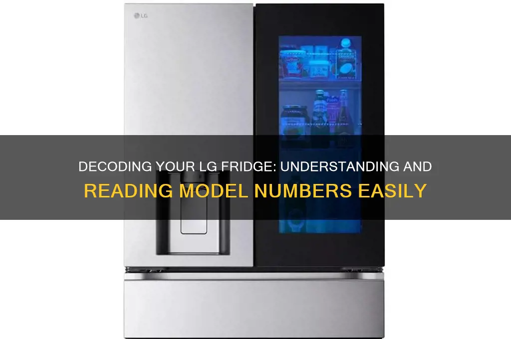 how to read lg refrigerator model number