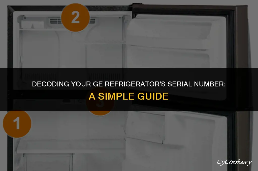 how to read serial number on ge refrigerator