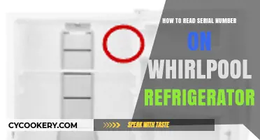Decoding Your Whirlpool Fridge: A Guide to Finding the Serial Number