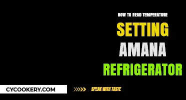 Mastering Your Amana Fridge: A Guide to Reading Temperature Settings