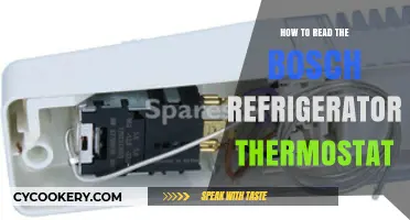 Understanding Your Bosch Fridge: A Guide to Reading the Thermostat