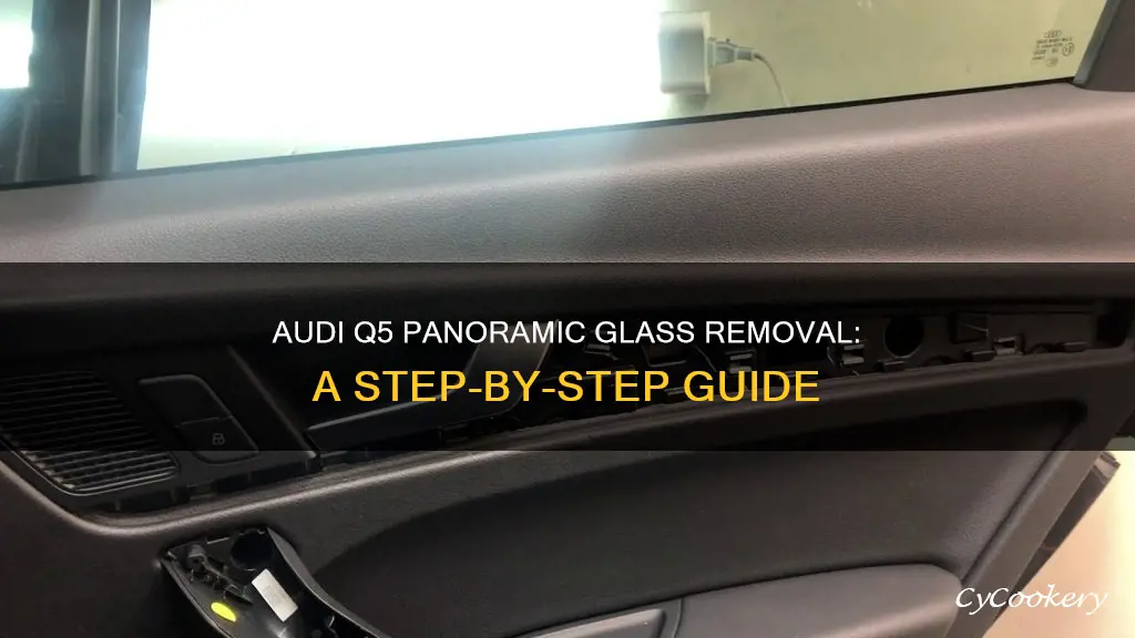 how to rear pano glass removal audi q5